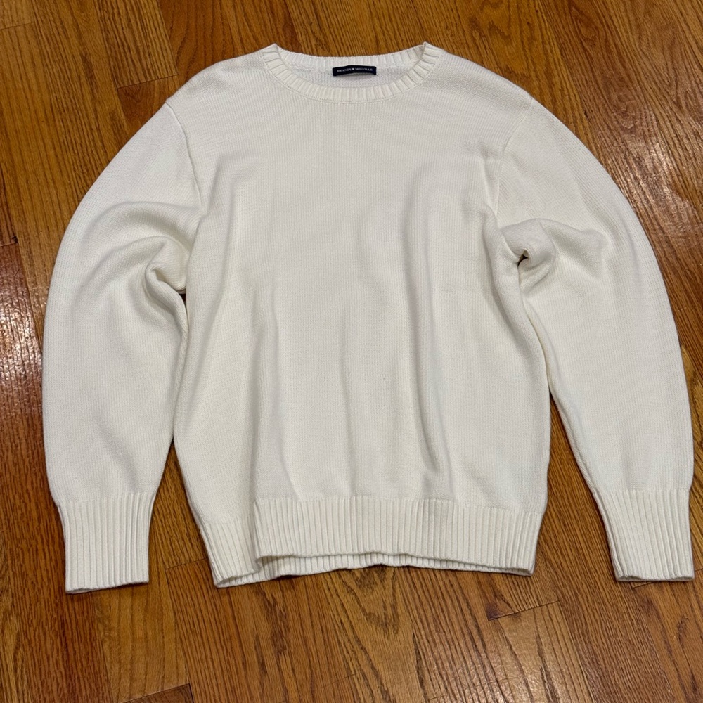 Brandy Melville Cream Ribbed Sweater